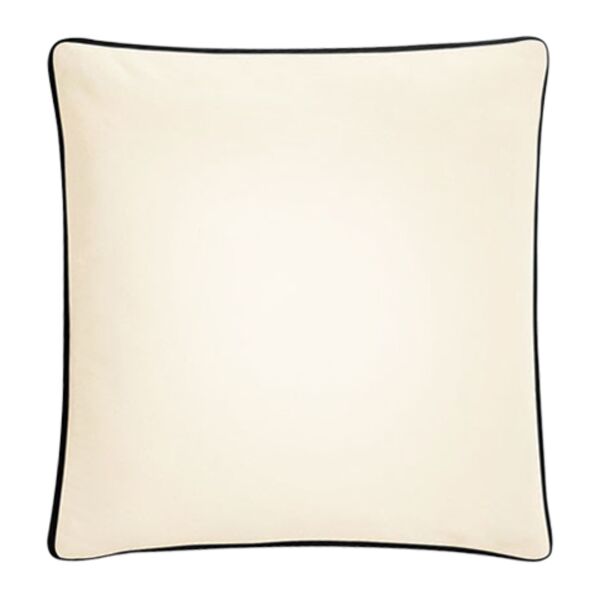 Fairtrade cotton piped cushion cover Thumbnail