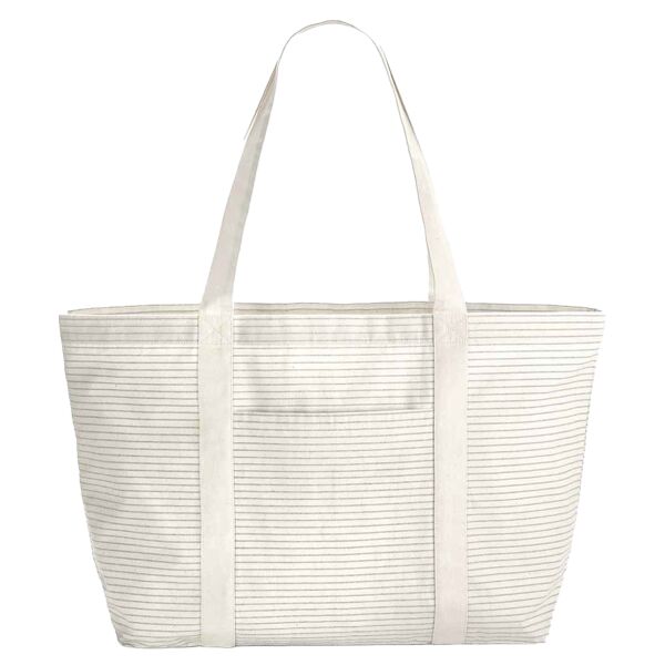 Westford Mill Striped Organic Cotton Shopper Thumbnail