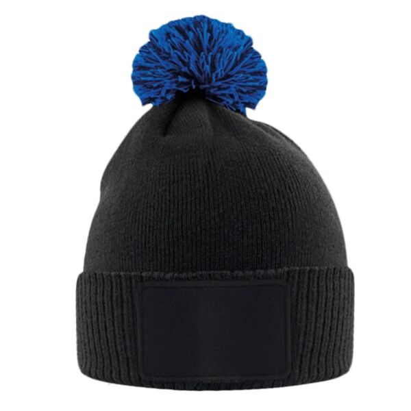 Kids snowstar patch beanie Thumbnail
