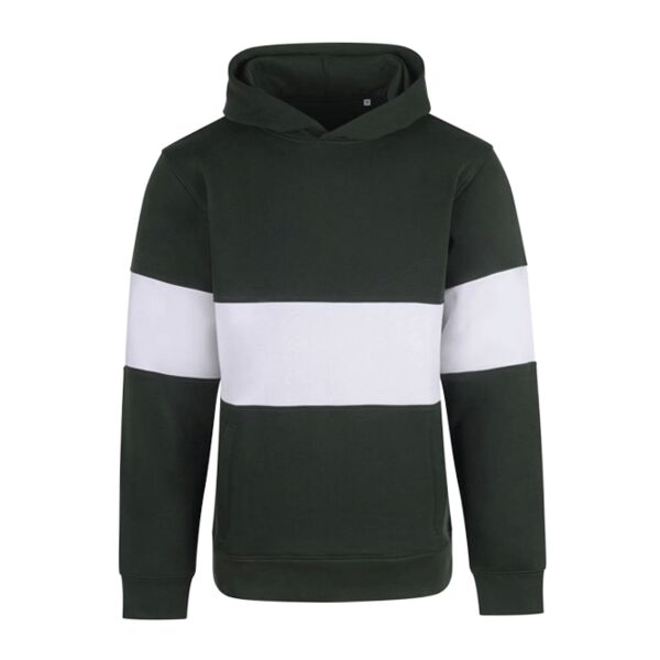 Front Row Heavyweight Panelled Hoodie Thumbnail