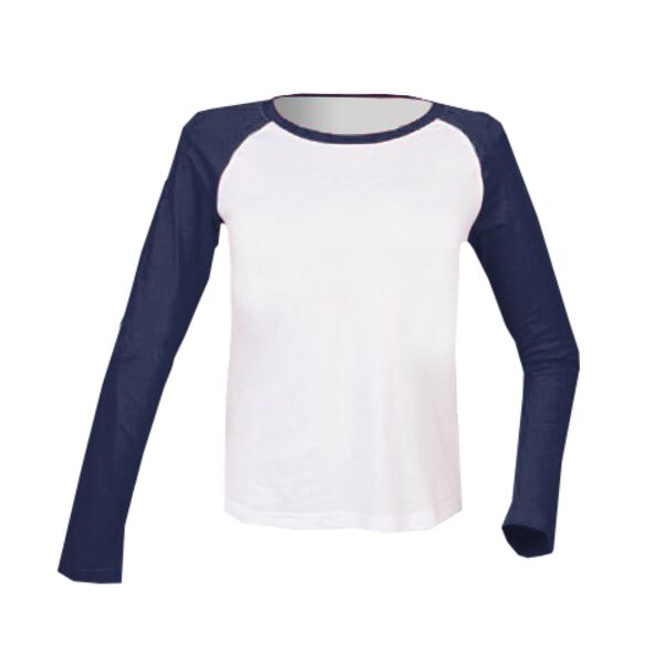 Kids long sleeve baseball T Thumbnail