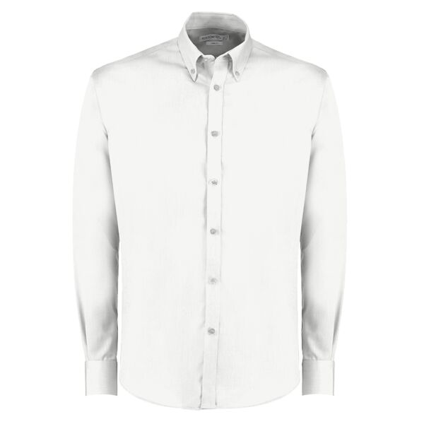 Slim fit non-iron Oxford twill shirt long-sleeved (slim fit) Thumbnail