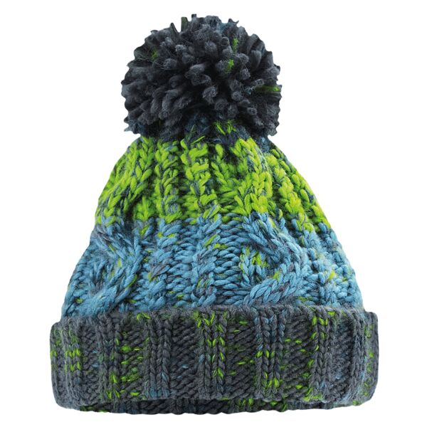 Beechfield Junior Corkscrew Pom Pom Beanie Thumbnail