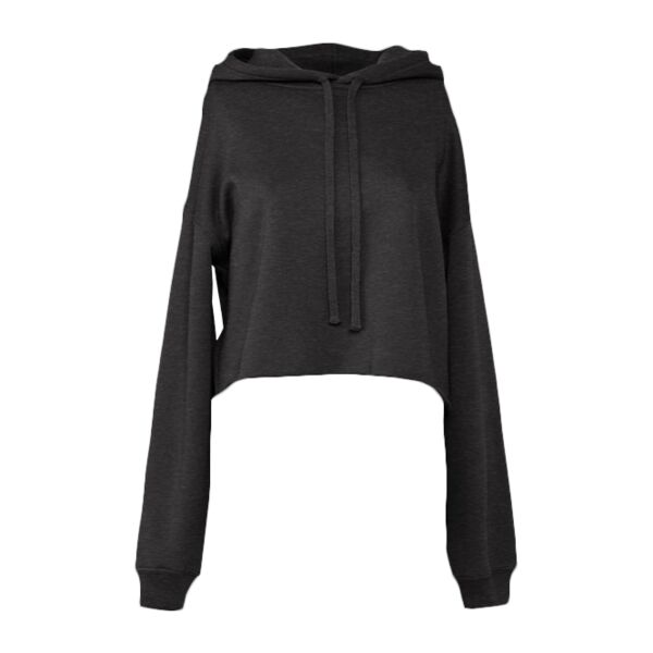 Women's cropped fleece hoodie Thumbnail