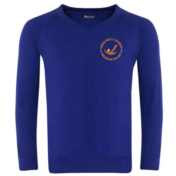 Kingsland C of E Academy V-Neck Sweatshirt Thumbnail