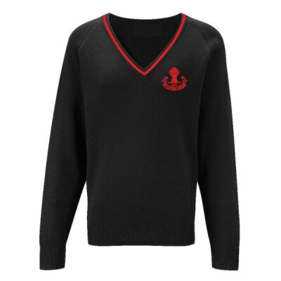 Sandbach Boys V-neck Jumper Thumbnail
