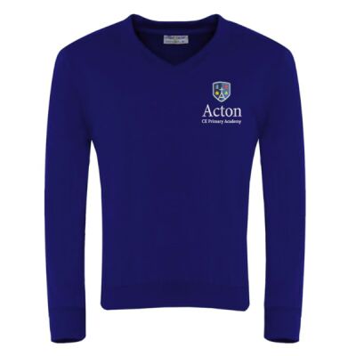 Acton Primary Academy V Neck Sweatshirt Thumbnail