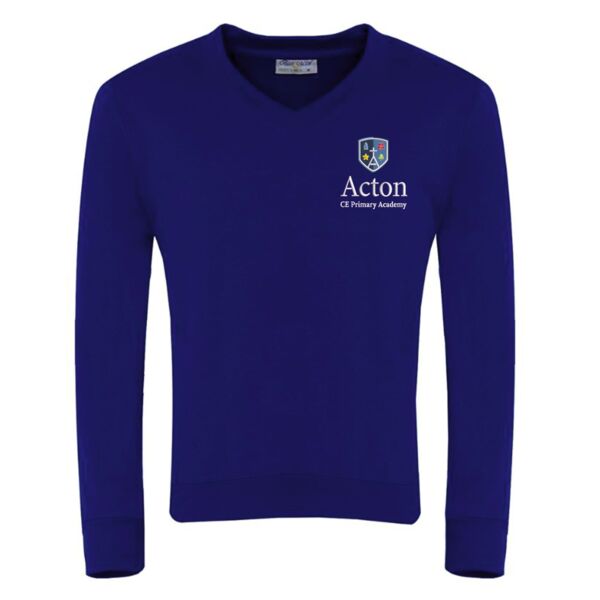 Acton Primary Academy V Neck Sweatshirt Thumbnail