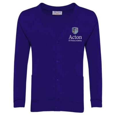 Acton Primary Academy Sweat Cardigan Thumbnail