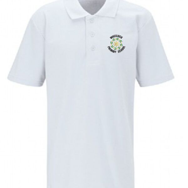 Wheelock Primary Polo Shirt White Thumbnail
