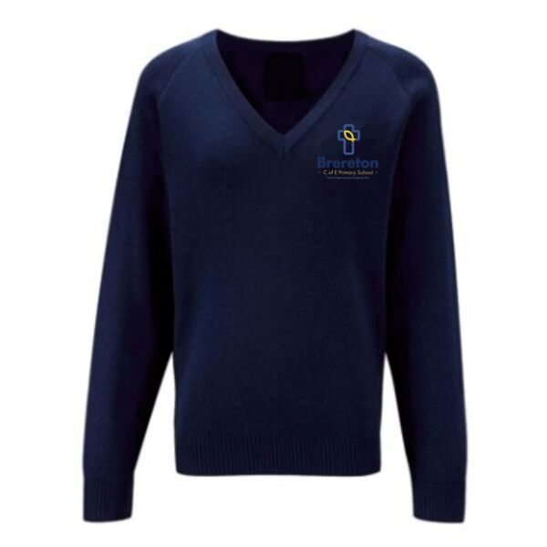 Brereton Primary V Neck Jumper Thumbnail