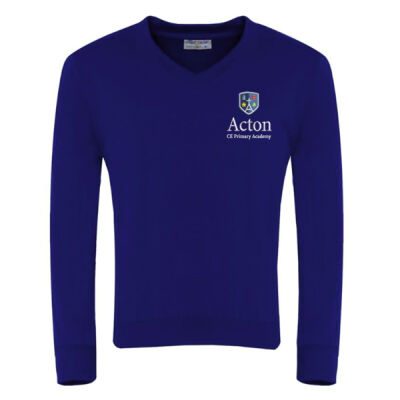 Acton Primary Academy V Neck Sweatshirt Thumbnail